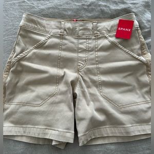 Spanx Cream Colored Shorts